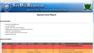 SpyDllRemover screenshot