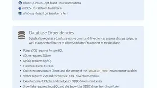 Sqitch screenshot