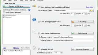 SQL Backup And FTP screenshot
