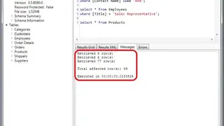 SQL Compact Query Analyzer screenshot