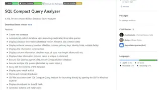SQL Compact Query Analyzer screenshot