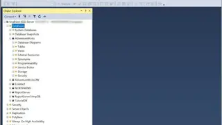 SQL Server Management Studio screenshot