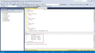SQL Server Management Studio screenshot