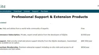 SQLite screenshot