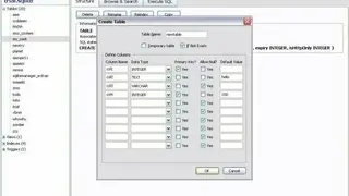 SQLite man screenshot