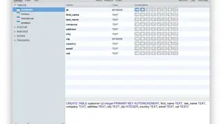 SQLite Manager screenshot