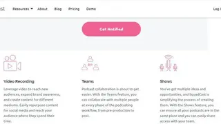 Squadcast screenshot
