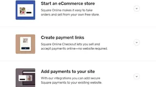 Square E-Commerce screenshot