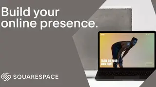 Square space screenshot