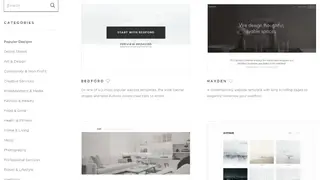 Squarespace Website Builder screenshot