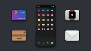 Squircle-less iOS 14 icons screenshot