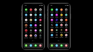 Squircle-less iOS 14 icons screenshot