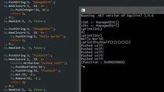 Squirrel (programming language) screenshot