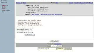 SquirrelMail screenshot