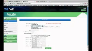SRFAX screenshot