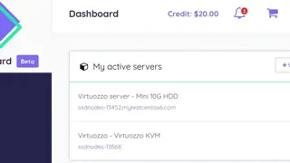 SSD Nodes screenshot