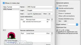 SSH Tunnel Manager screenshot