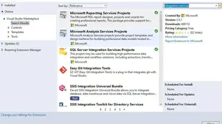 SSIS screenshot