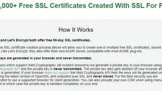 SSL For Free screenshot