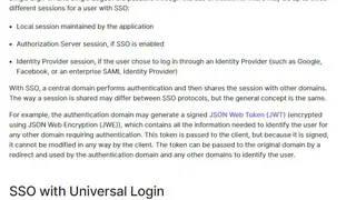 Sso screenshot