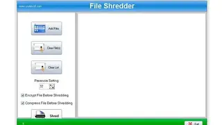 SSuite File Shredder screenshot