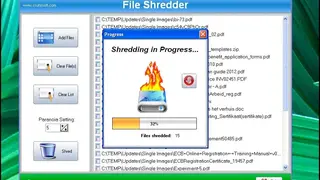 SSuite File Shredder screenshot