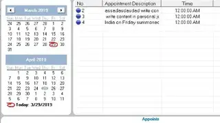 SSuite My Calendar Diary screenshot