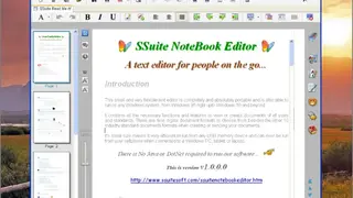 SSuite NoteBook Editor screenshot