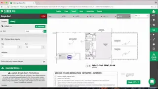 Stack Roof Estimating Software screenshot