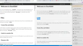 StackEdit screenshot