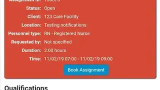 Staffpoint screenshot