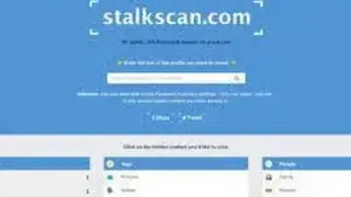 Stalkscan screenshot