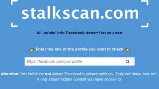 Stalkscan screenshot