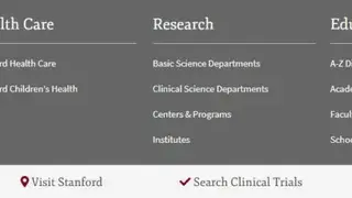 Stanford Medicine screenshot