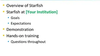 Starfish EARLY ALERT screenshot
