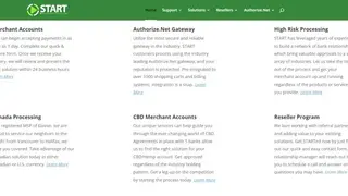Start Merchant Services screenshot