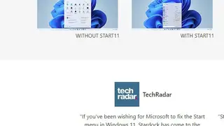 Start11 screenshot