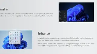 Start11 screenshot