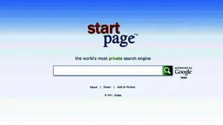 Startpage screenshot