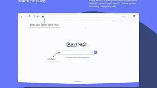 Startpage screenshot
