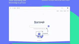 Startpage screenshot