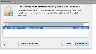 StartSSL screenshot