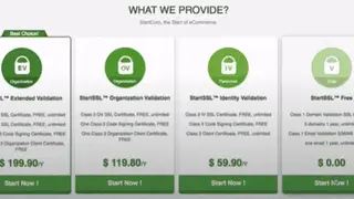 StartSSL screenshot