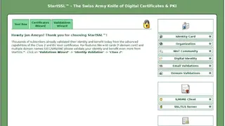 StartSSL screenshot
