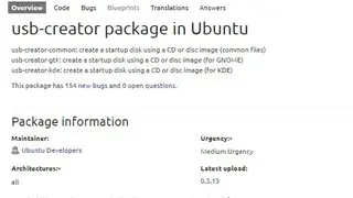 Startup Disk Creator screenshot