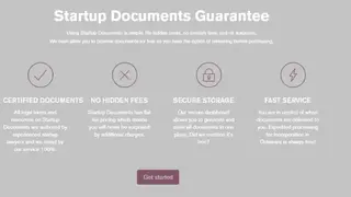 Startup Documents screenshot