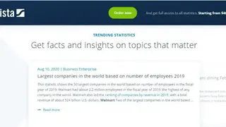Statista screenshot