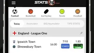 Stats24 screenshot