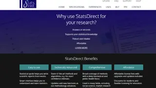 StatsDirect screenshot