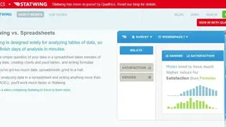 Statwing screenshot